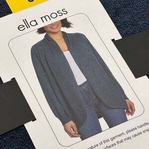 NWT ella moss | Indigo Cardigan Women's Size Small